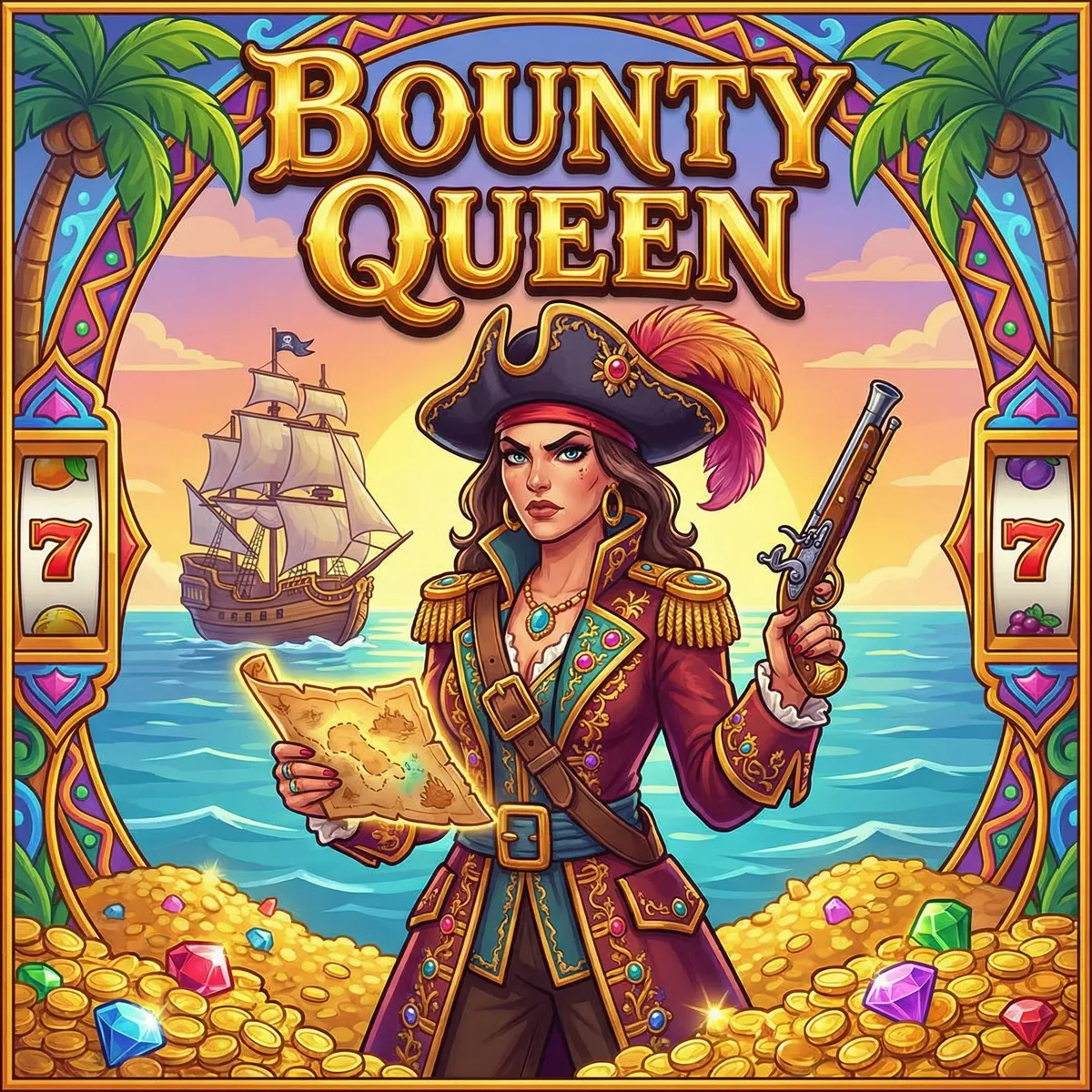 赏金女王PG电子老虎机游戏海报